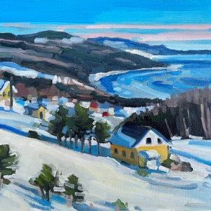 Winter in Baie St. Paul // 8”x10”