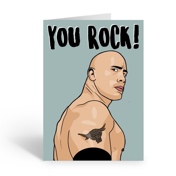 Rock Dwayne Sticker - Rock Dwayne Dwayne Johnson - Discover