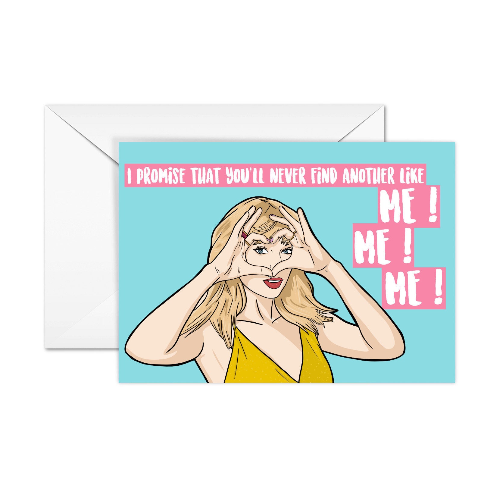 Taylor Swift Card A6 Greeting Card Etsy