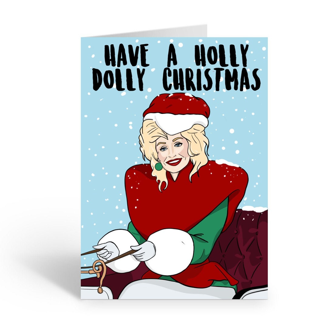 dolly-parton-have-a-holly-dolly-christmas-a6-etsy