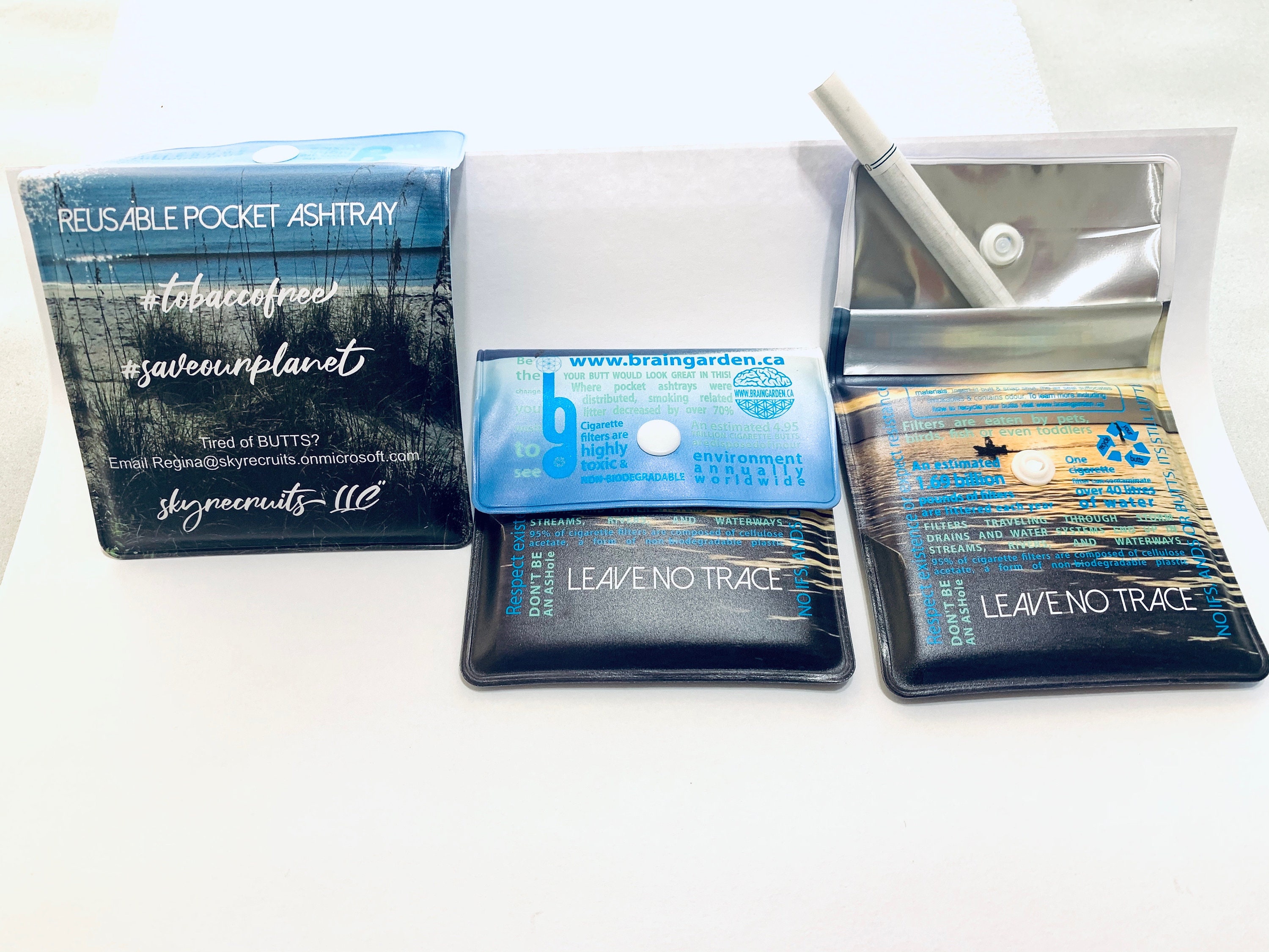 Pocket Ashtray Reusable Environmental Friendly Etsy