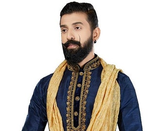 Indian Designer Marriage wedding Ethnic Traditional Party wear Bandhgala Kurta Pajama for Men.