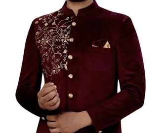 Smartfashions Jodhpuri Indian Look Moderne Costumes Slim Fit, Costumes pour Mariages et Événements Formels Nouvelle Collection de tenues de soirée élégantes