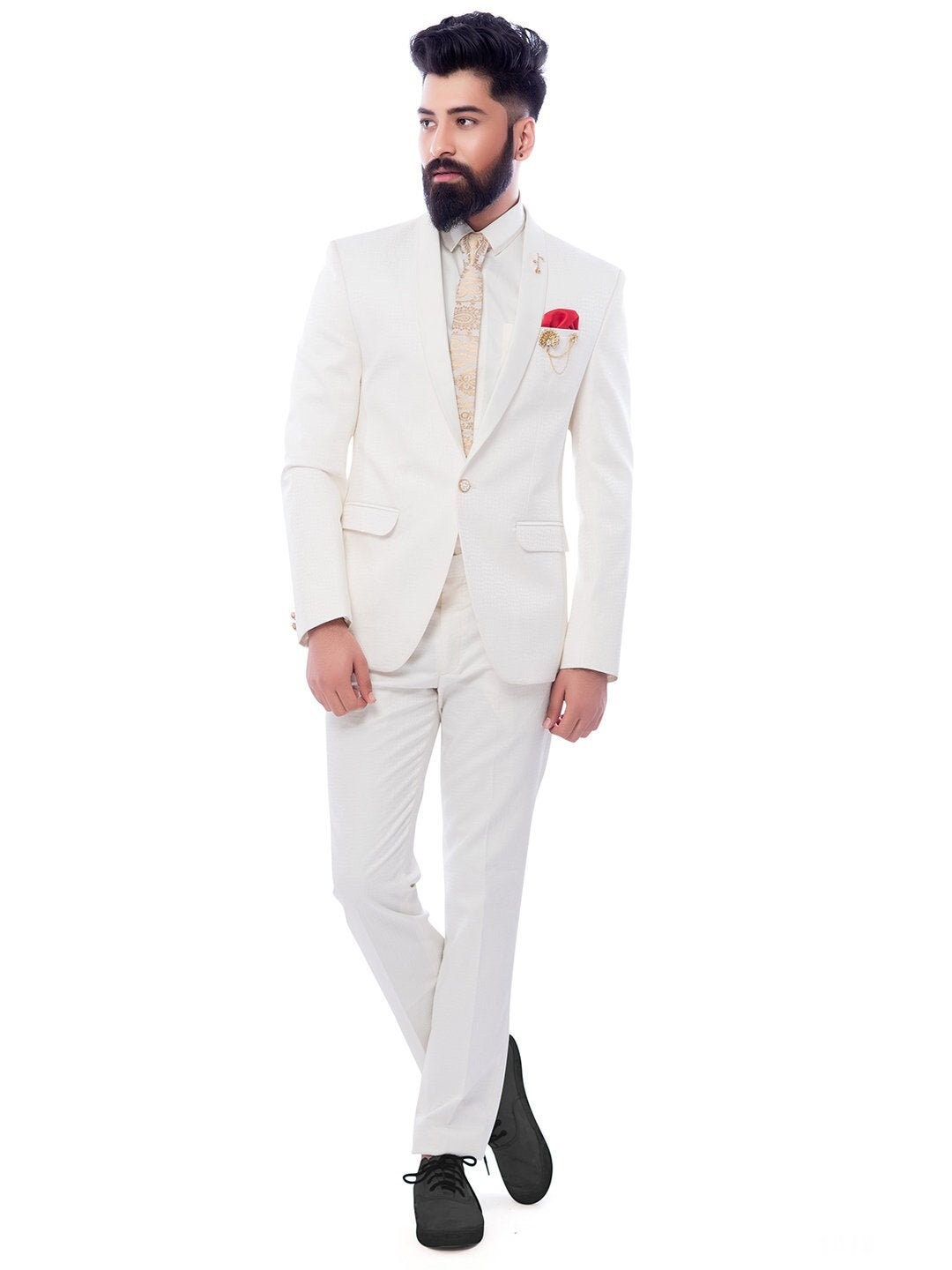 Indian White Coat Pant Wedding Royal Indo Western Shewani for Etsy