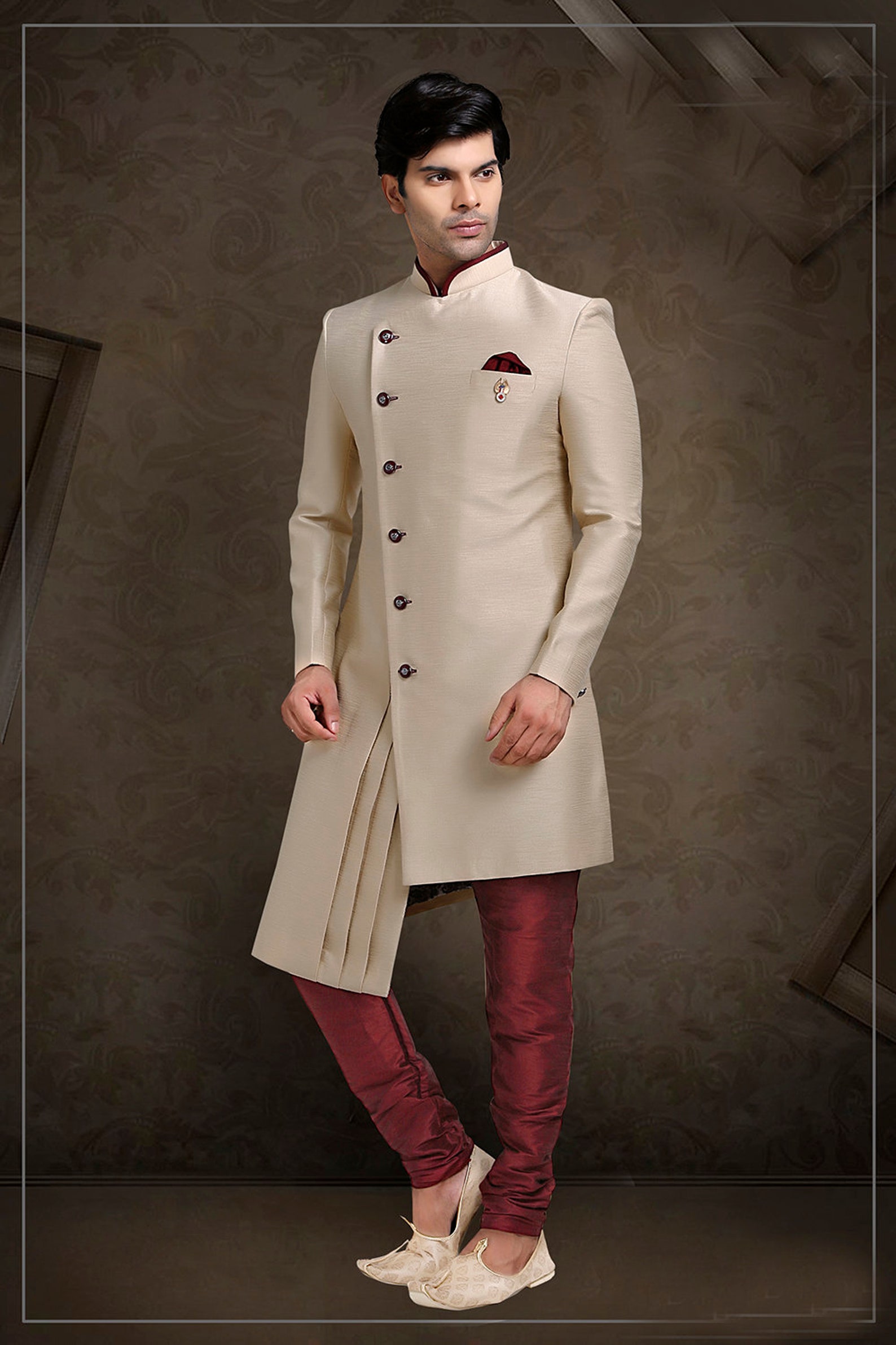 Indian Wedding Sherwani Jodhpuri Suit Achkan for Men Blazer - Etsy