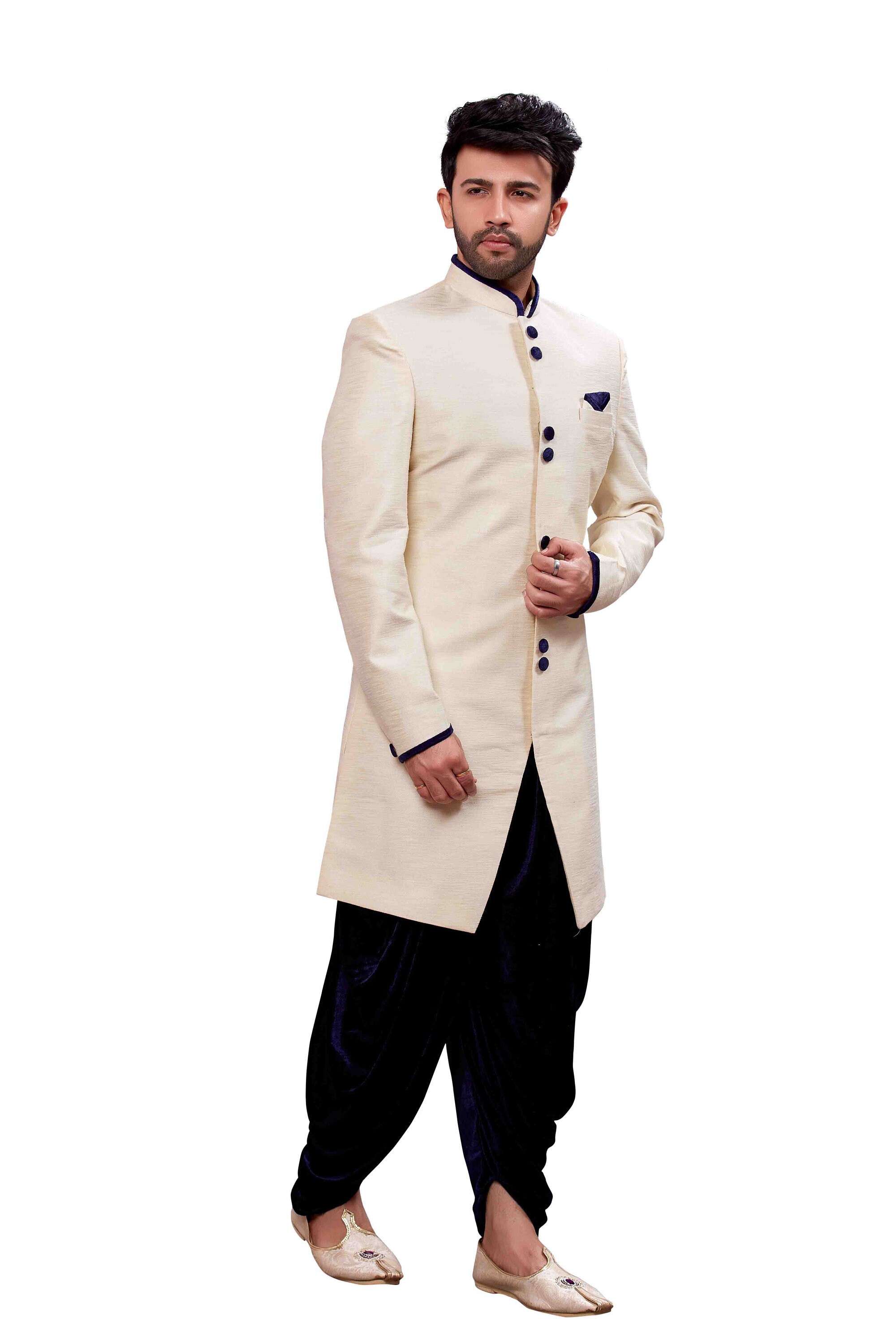 indo western half jacket
