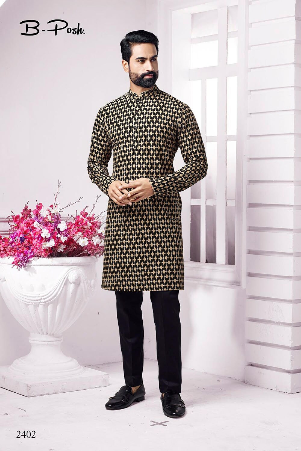 India Designer Printed Dress Kurta 