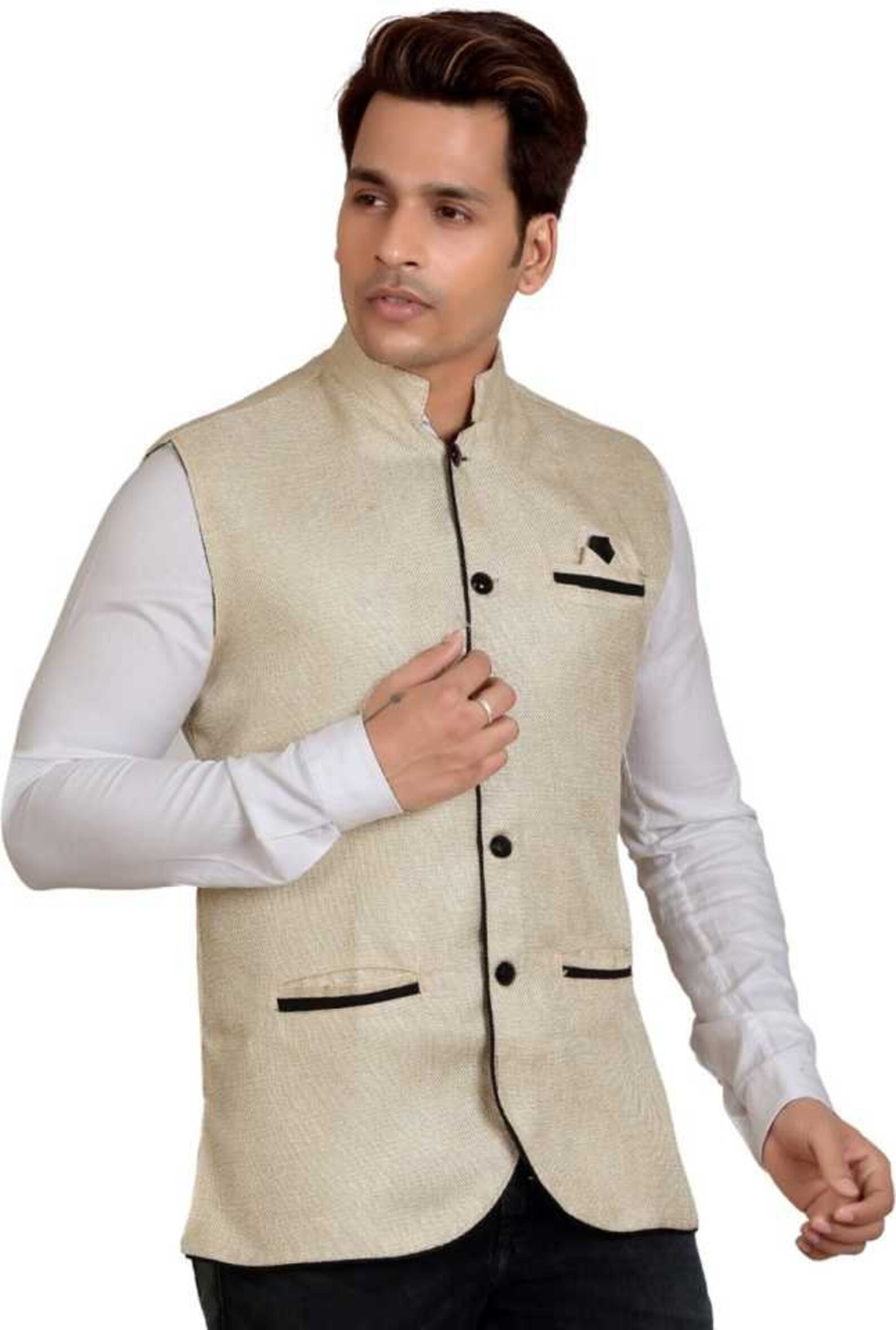 Indian Traditional Waist Coat Jacket Blazer Jodhapuri Designer Etsy