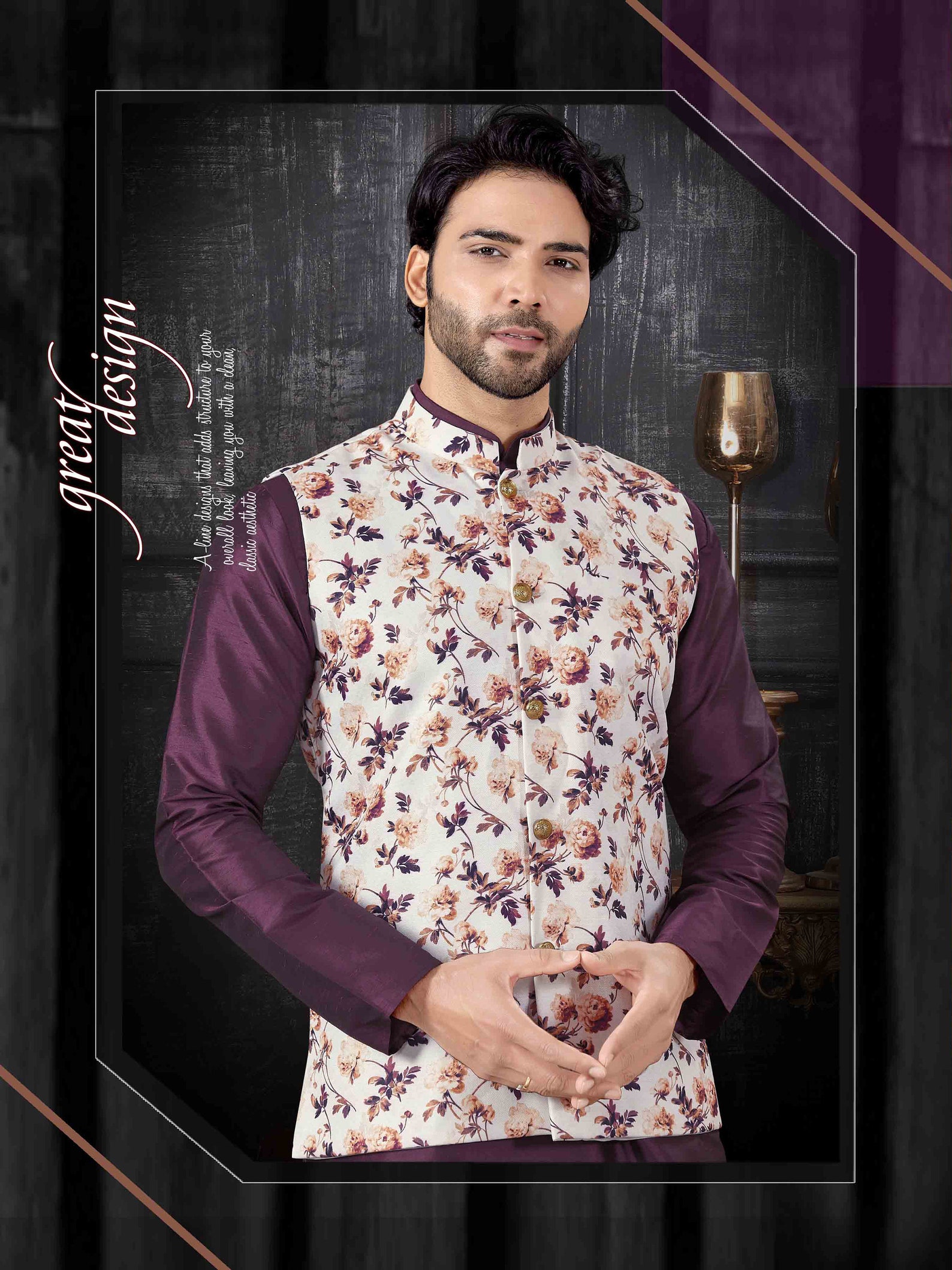 rajasthani kurta pajama with jacket