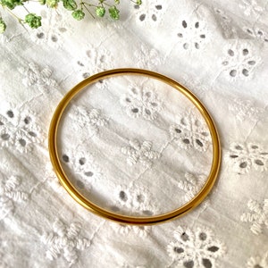 Bracelet Jonc Fantaisie En Acier Inoxydable Couleur Or - Neuf Avec étiquettes