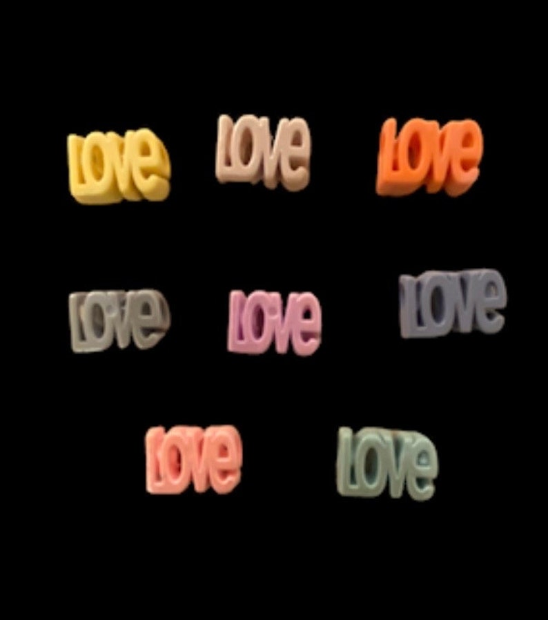 LOVE bracelet with gold stainless steel links women's gift trendy bracelet gift for her Valentine's Day gift Love image 6