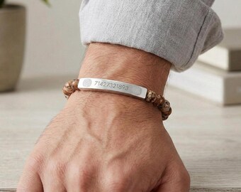 Pulsera de piedra natural Grabovoi Abundance Code 71427321893, símbolo de la Flor de la Vida