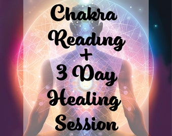 Lectura detallada de chakras: sesión de sanación de 3 días (informe en PDF + sesiones)
