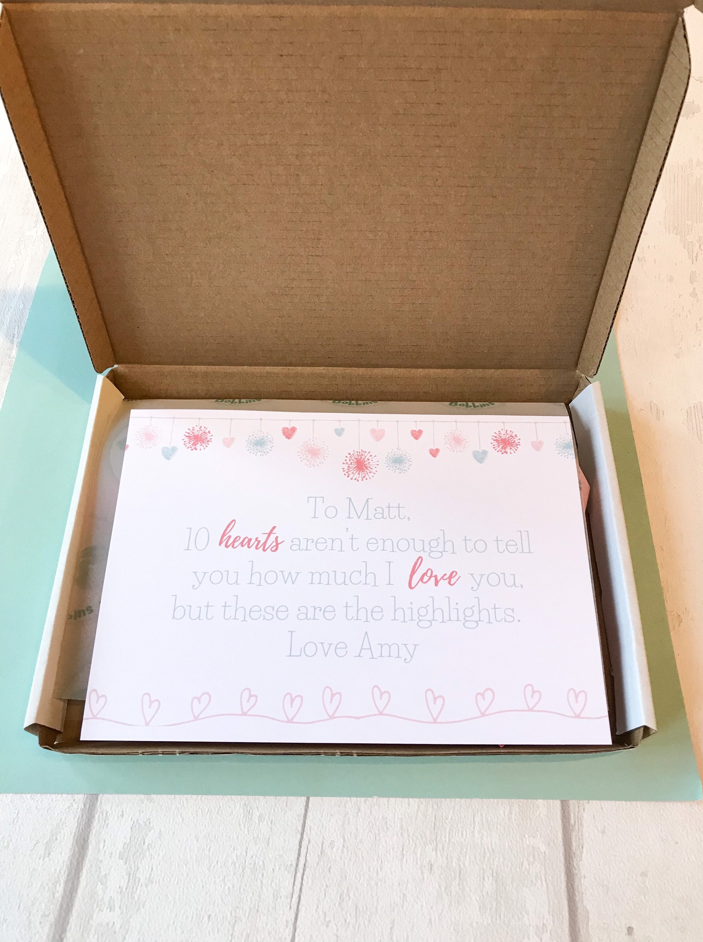 Dinge die ich an Dir liebe Jubiläumsgeschenk für ihn Etsy