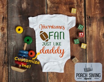 miami hurricanes onesie