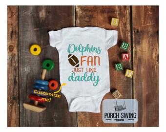 miami dolphins baby girl outfit