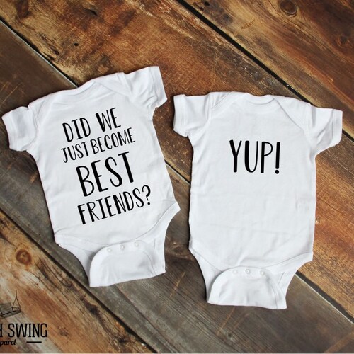Did We Just Best Friends Toddler Tee and Onesies® Etsy