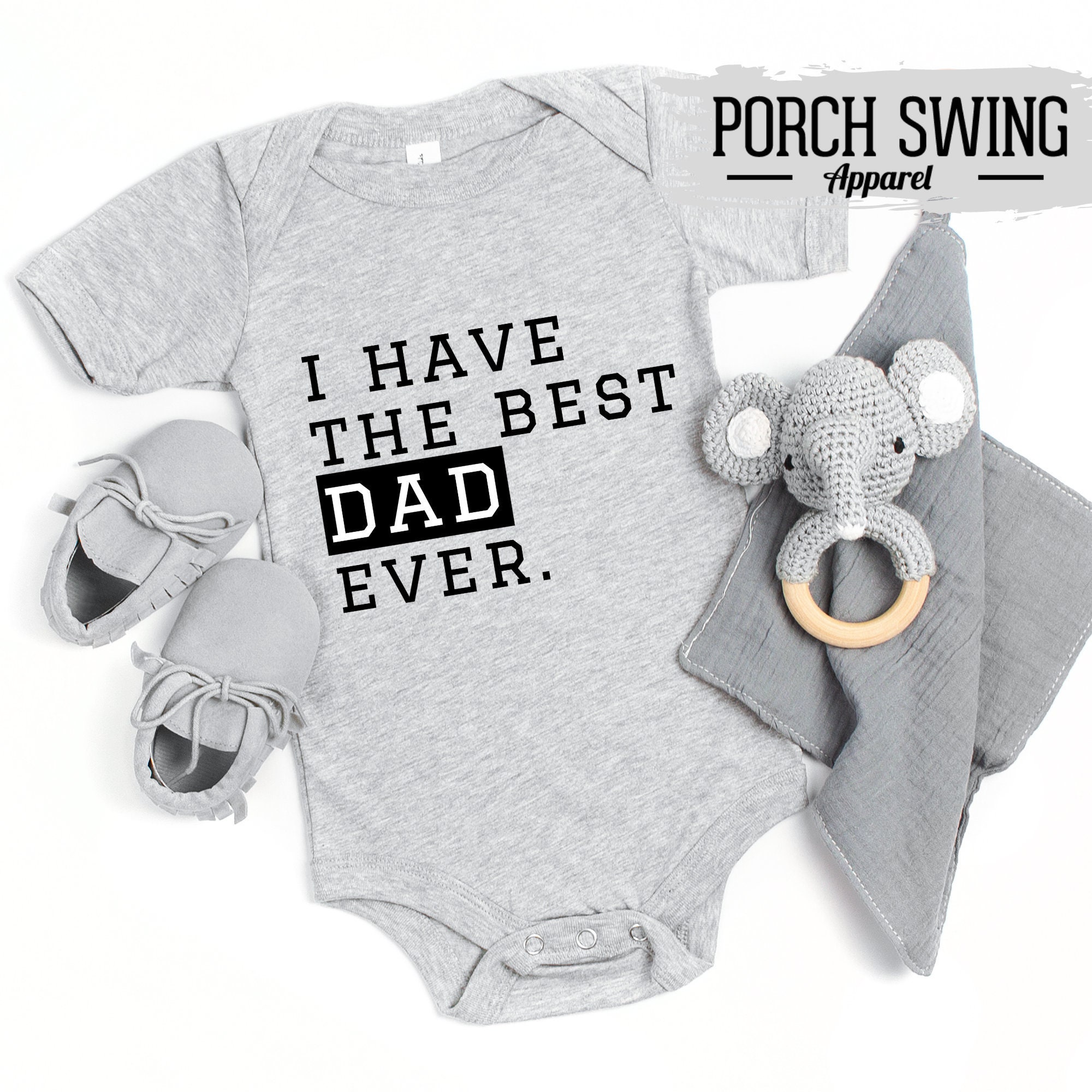Best Dad Ever Onesie® Onesies® for Babies Father's Day Etsy