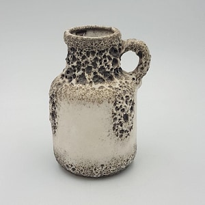 West German Fat Lava Pottery Vase by Scheurich, Vintage c.1960s, WGP, Western Germany Pottery Fat Lava Vase