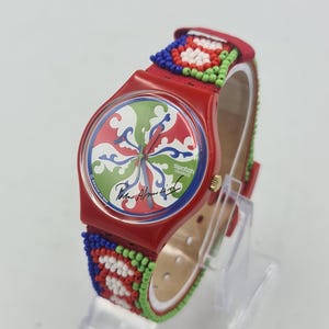 Vintage Swatch Watch Despiste GZ142 by Pedro Almodovar 1995, Swiss Made, Limited Edition 100 Years Cinema Anniversary