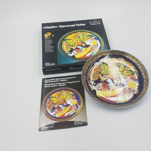 Rosenthal Studio-Linie Aladin Wall Plate by Bjørn Wiinblad, Theme I, Boxed, Vintage
