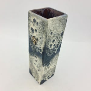Ruscha Art Fat Lava West German Pottery Vase, c.1970s, Vintage West German Pottery Vase