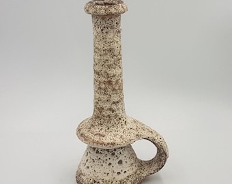 Vintage Marius van Woerden 'Fat Lava' Vase for Vest Keramiek, 1970s