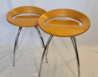 Lyra Bar Stool by Sigurdur Thorsteinsson Design Group Italia for