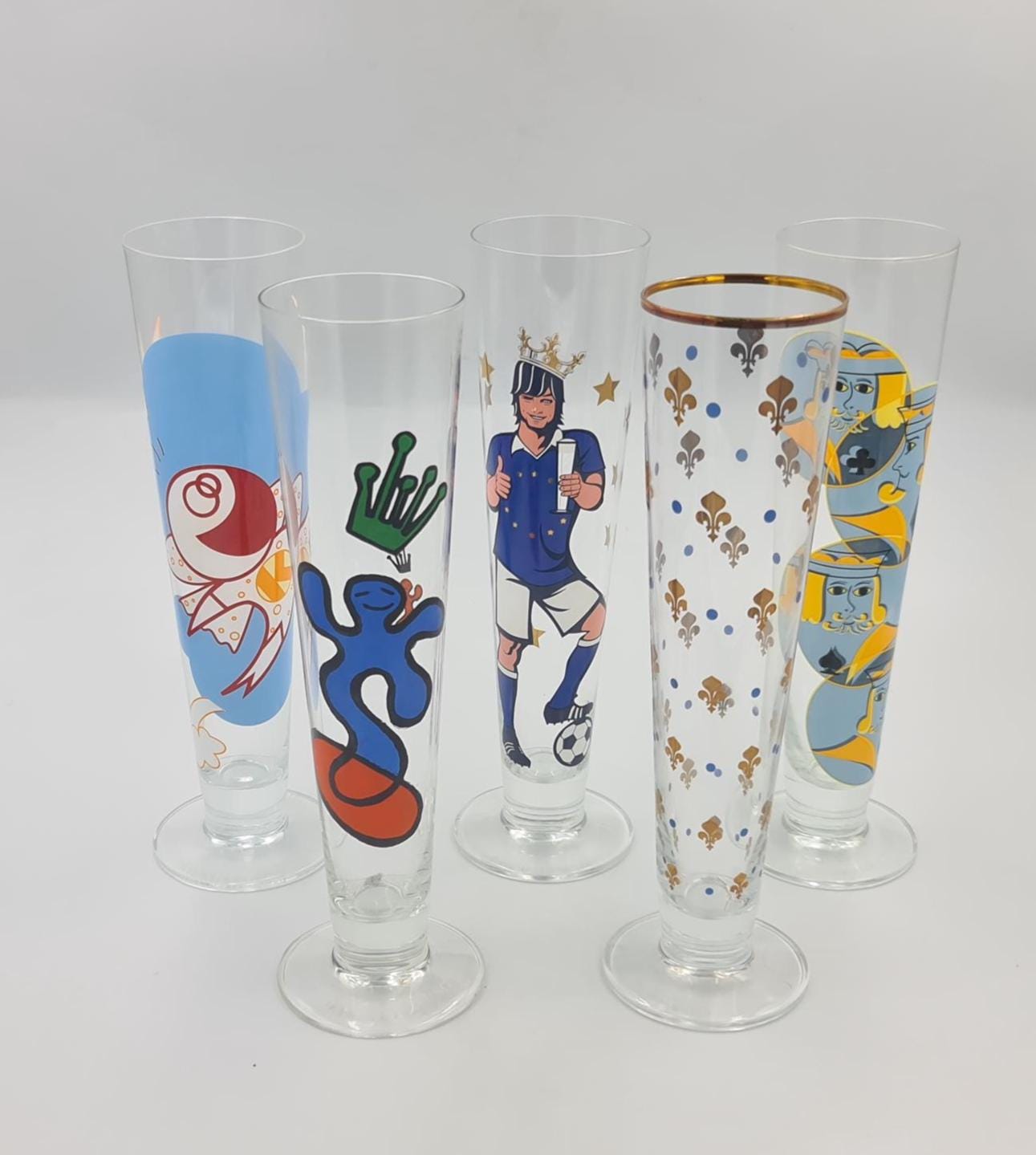 Vintage Ritzenhoff Designer Pilsner Glass, C.1990s Collectable Beer Glass