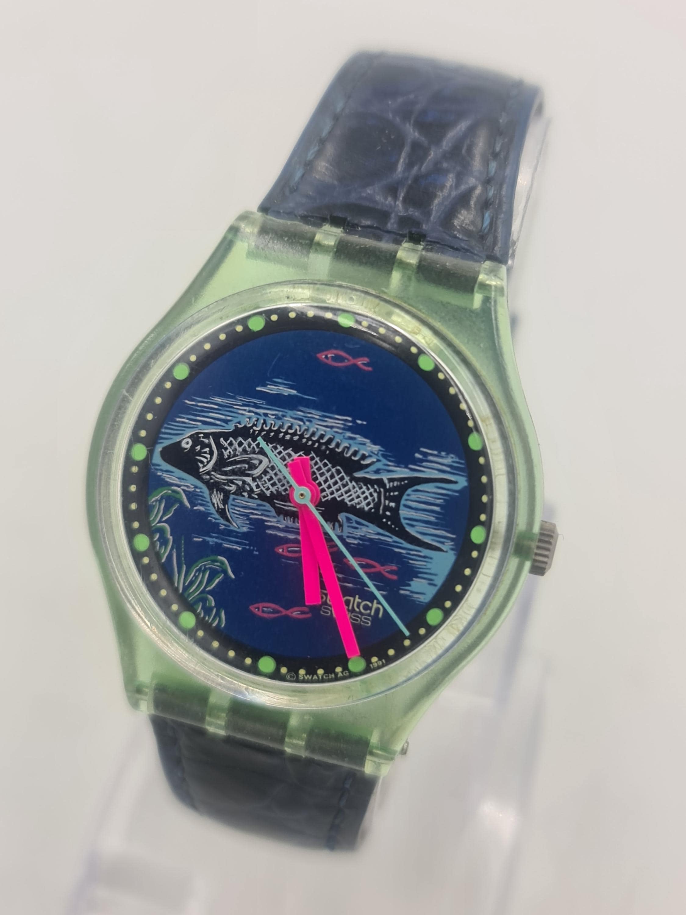 Swatch Fish Watch - Etsy Norway