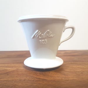 Swiss 1960s Langenthal Melitta Coffee Pour Over Filter 103 (three to four cups)