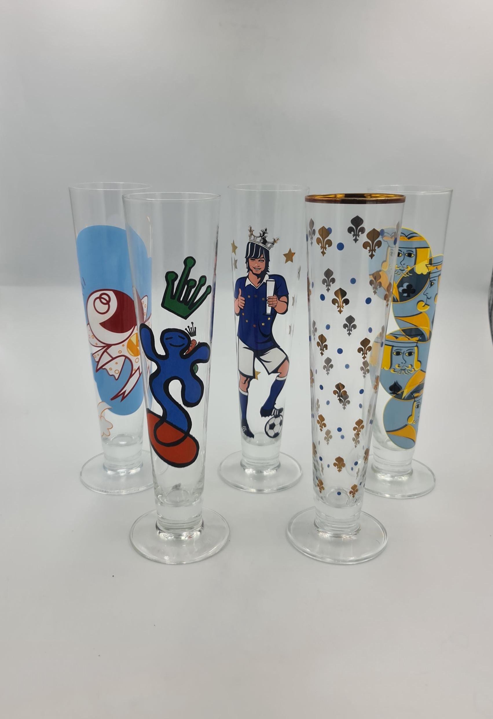 Vintage Ritzenhoff Designer Pilsner Glass, C.1990s Collectable Beer Glass