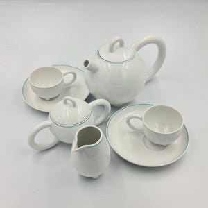 Arzberg Fantasia Porcelain Tea or Coffee Set by Matteo Thun, Memphis Postmodern Design, 1980s