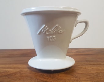 Swiss 1960s Langenthal Melitta Coffee Pour Over Filter 103 (three to four cups)