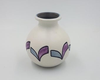 Jarrón de cerámica vintage de la RDA de Alemania del Este, de VEB Haldensleben, número de modelo 8303, década de 1960