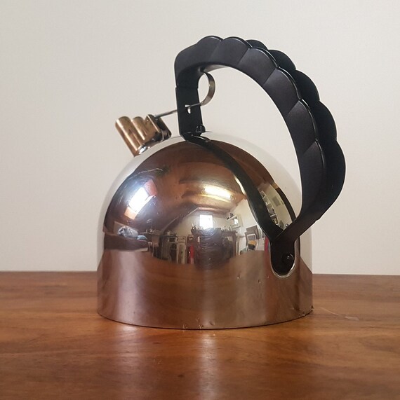 Alessi 'bollitore' Pitch-pipe Train Whistle Kettle, Designed by