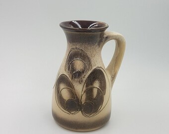 Vintage Bay Keramik Vase, West German Pottery, 1960s Decor