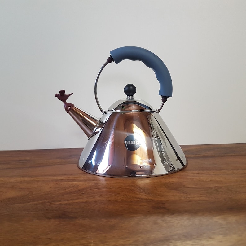 Alessi Water Kettle 9093 Designed By Michael Graves Etsy