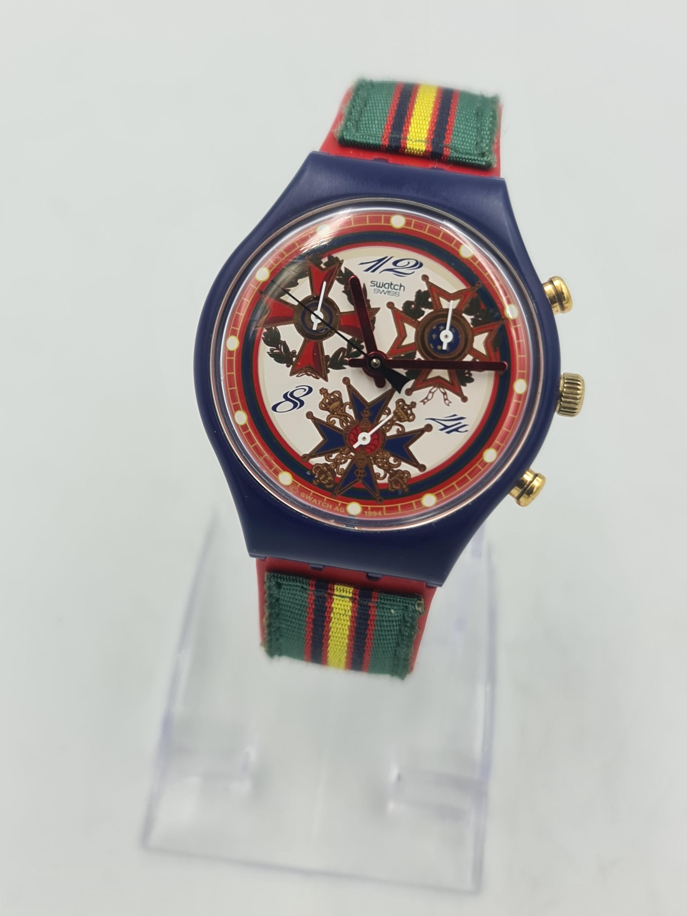 ヴィンテージ Swatch スウォッチ クロノグラフ 1993年 電池交換済 