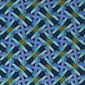 Dance Of the Dragonflies by Maria Kalinowski for Kanvas 8502M-55 sold by the 1/2 yd.