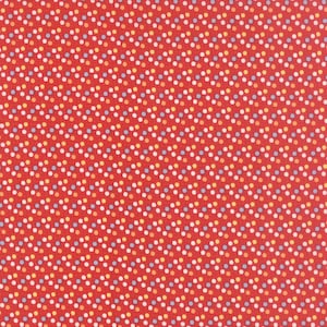 30&#39;s Playtime by Chloe&#39;s Closet for Moda Fabrics 33045-19 Scarlett sold by the 1/2 yd.