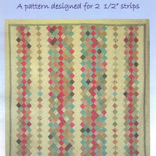 Stepping Stones Quilt Pattern by Cozy Quilt Designs Throw 61"X61", Full 80"X86", King 95"x101"
