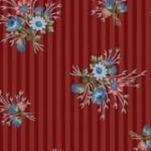 Flowers of Provence by Henry Glass 8849-88 Red one yard only