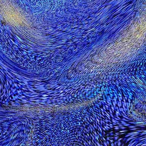 Royal Plume Metallic von Chon-a Hwang für Timeless Treasures Fabrics CM1573-Blau