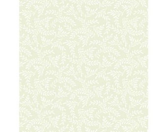 Essentials Cookie Dough "Sprigs" by Wilmington Prints 39095-111 Cream sold by the 1/2 yd.