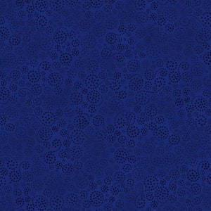 Essentials By Wilmington Prints #1817-39055-409 Sparkles Dk. Royal sold by the 1/2 yd.