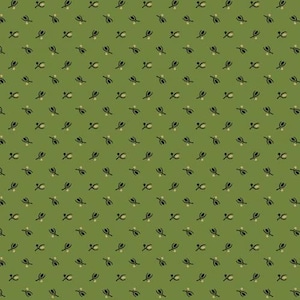 Paula&#39;s Companions by Paula Barnes for Marcus Fabrics R220313 Green sold by the 1/2 yd.