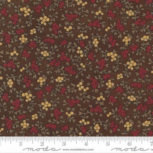 Cadeau de Mary Ann par Betsy Chutchian pour Moda 31631-20 marron, reste d'un mètre de 6 po.