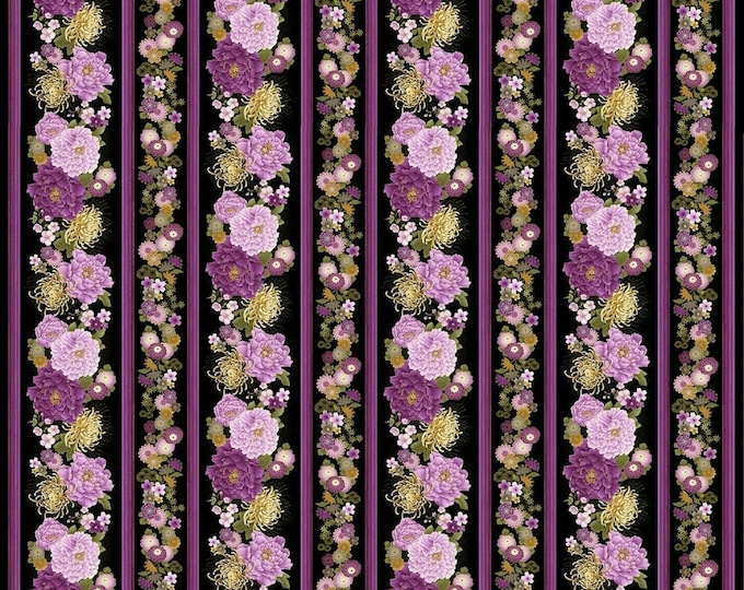 Majestic Border Stripe by Chong-a Hwang for Timeless Treasures CM8809 ...