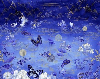 Asian Moonlight Panel by Chong-a Hwang for Timeless Treasures - Etsy